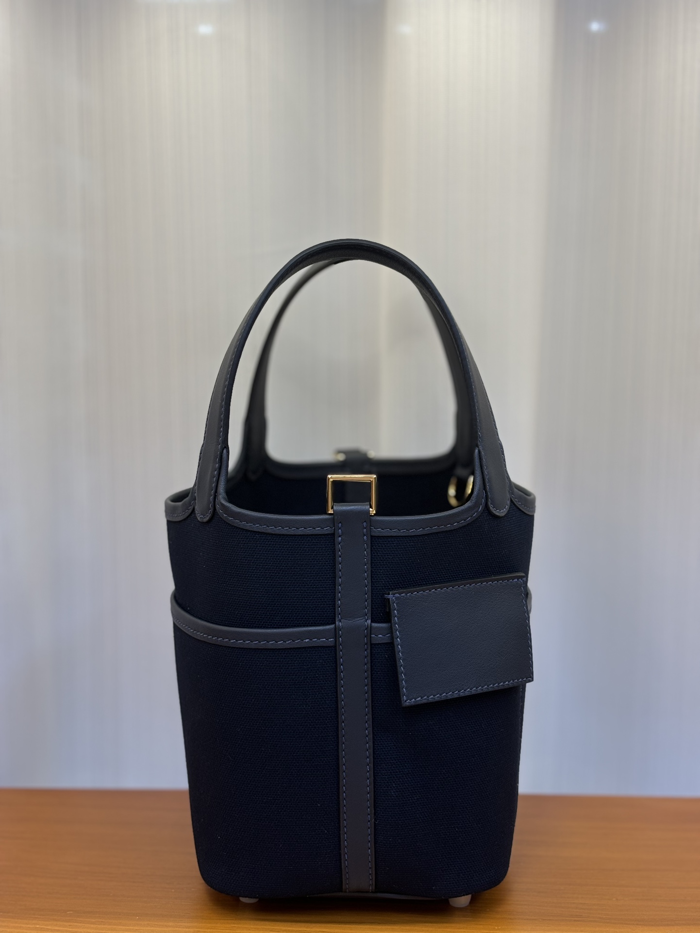 Hermes Picotin Lock 18 Pocket Bag In Blue Nuit 